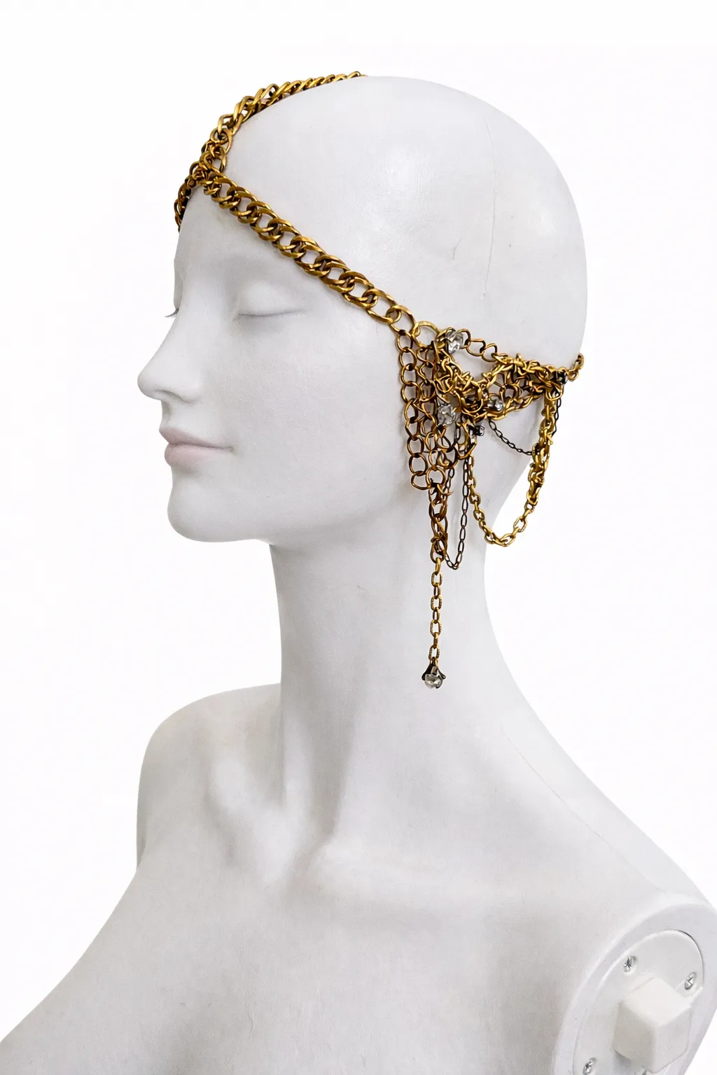 Fay Eva Crystal Chain Headpiece