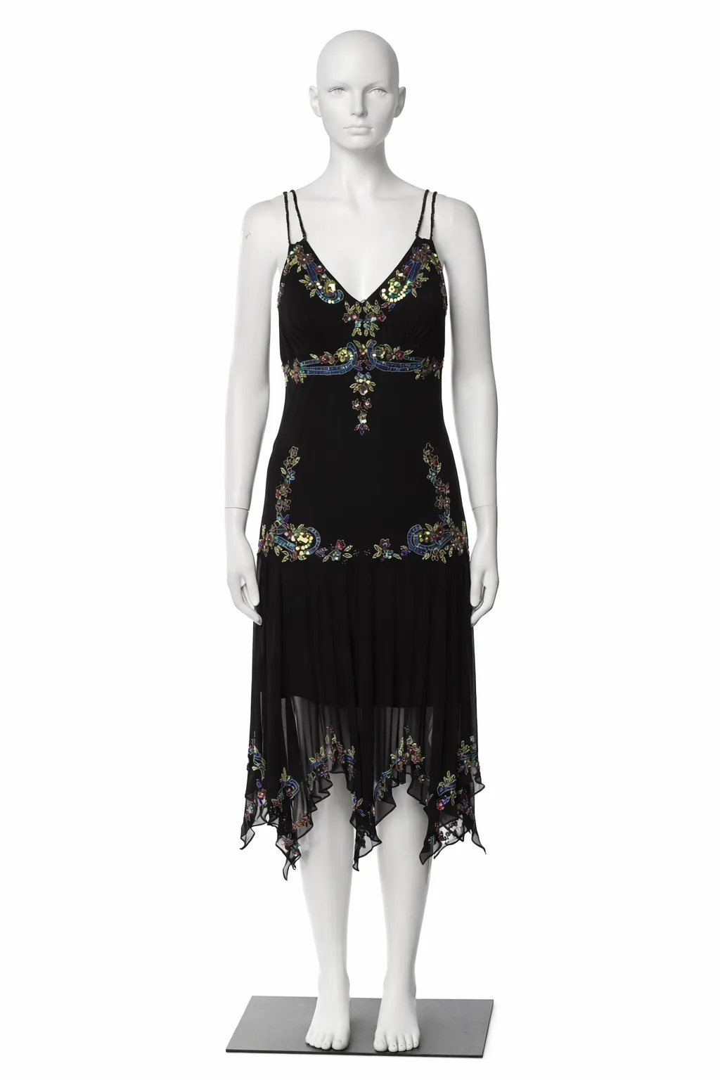 Sue Wong 1920's-Style Beaded Flapper Dress 