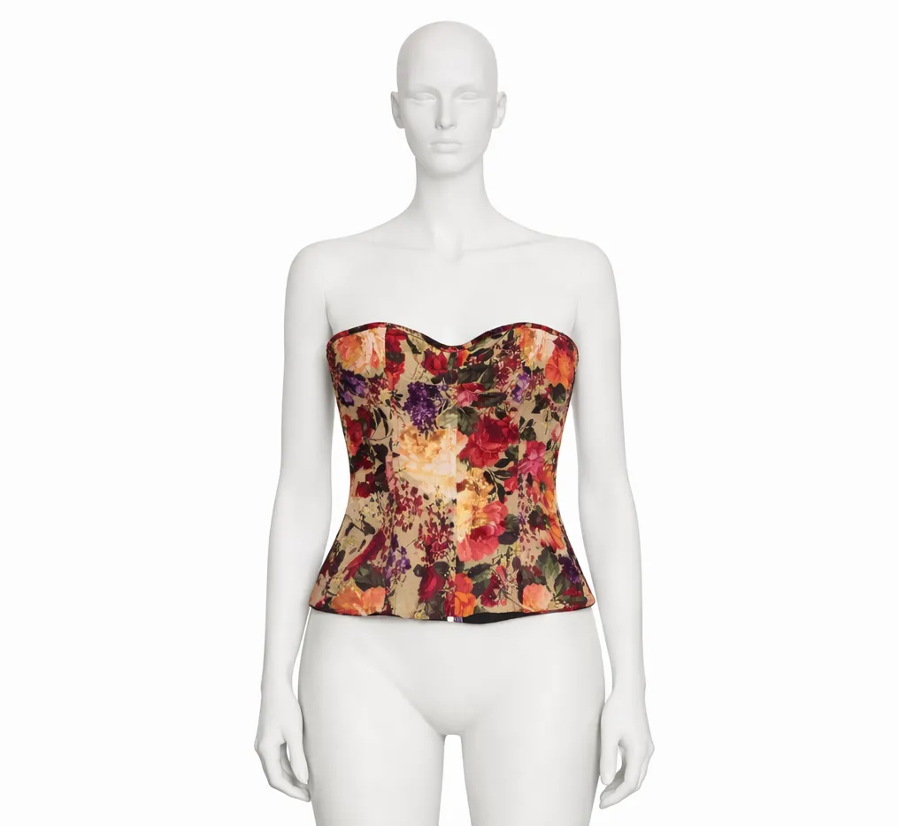 Ticci Tonetto Floral Bustier