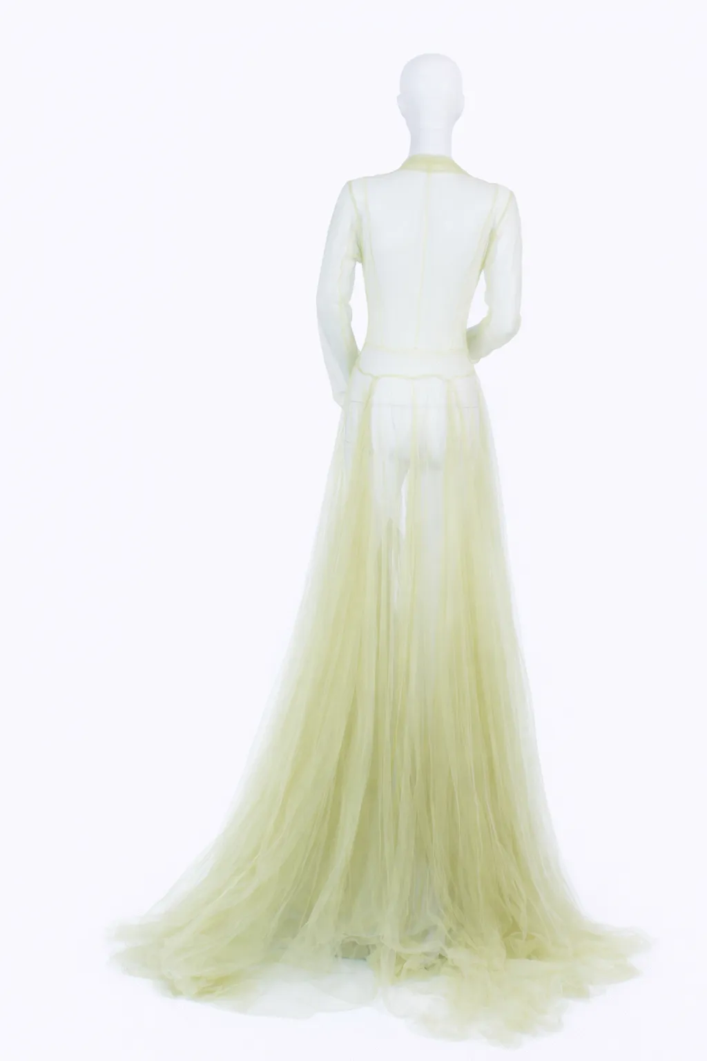 Fay Eva Tulle Maxi Duster Coat