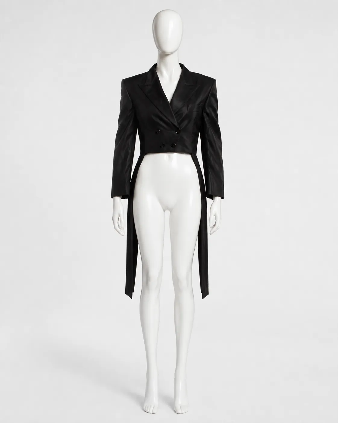 Alexander McQueen Fall 2003 Black Cropped Tailcoat