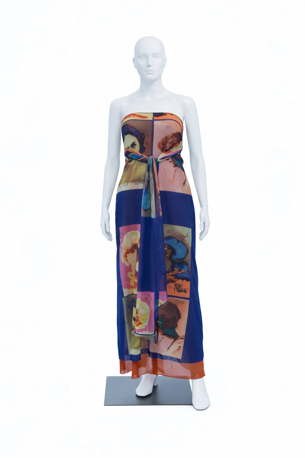 Jean Paul Gaultier Portrait Mesh Dress