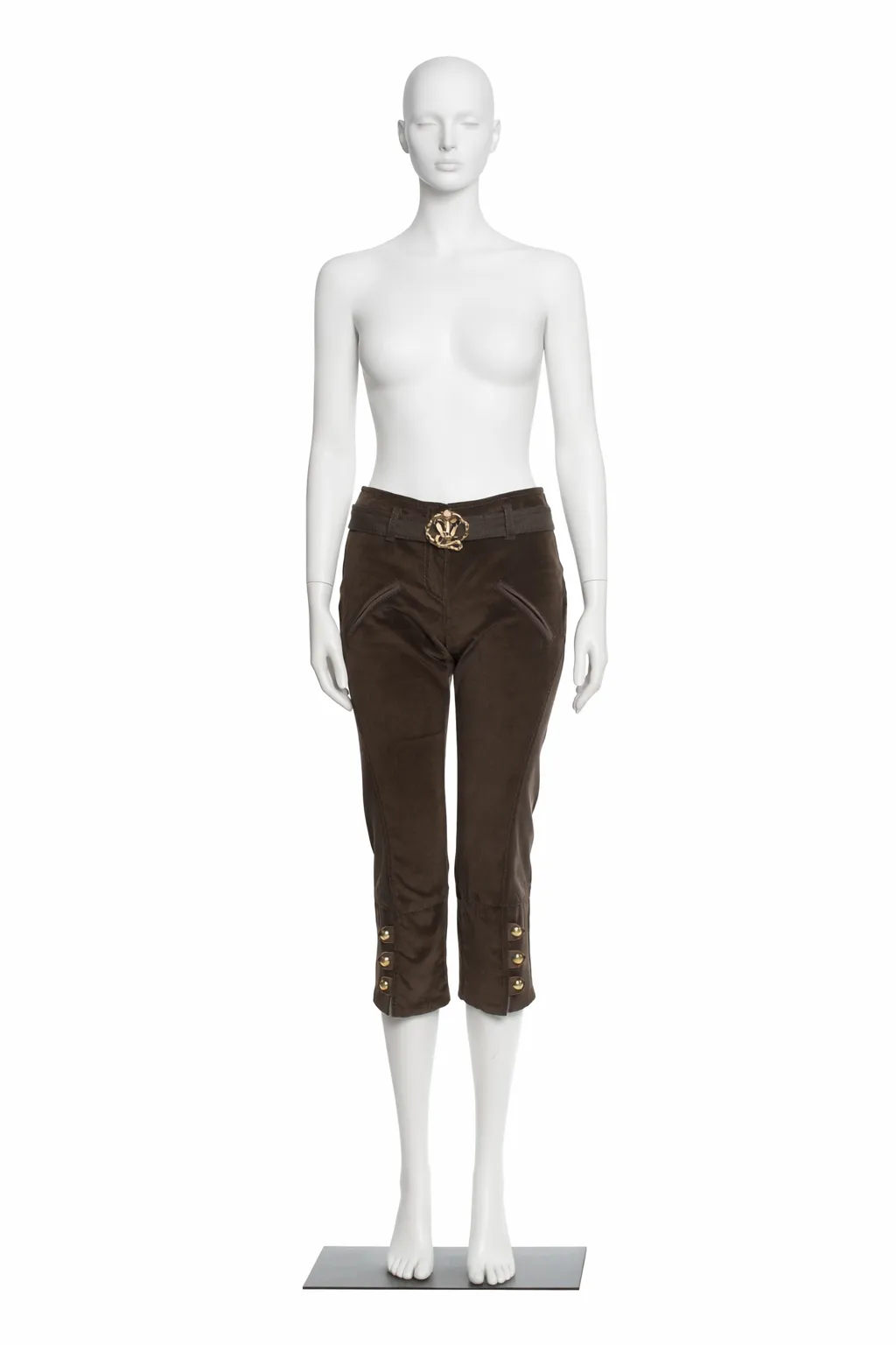 Roberto Cavalli Fall/Winter 2004 Olive Capris 