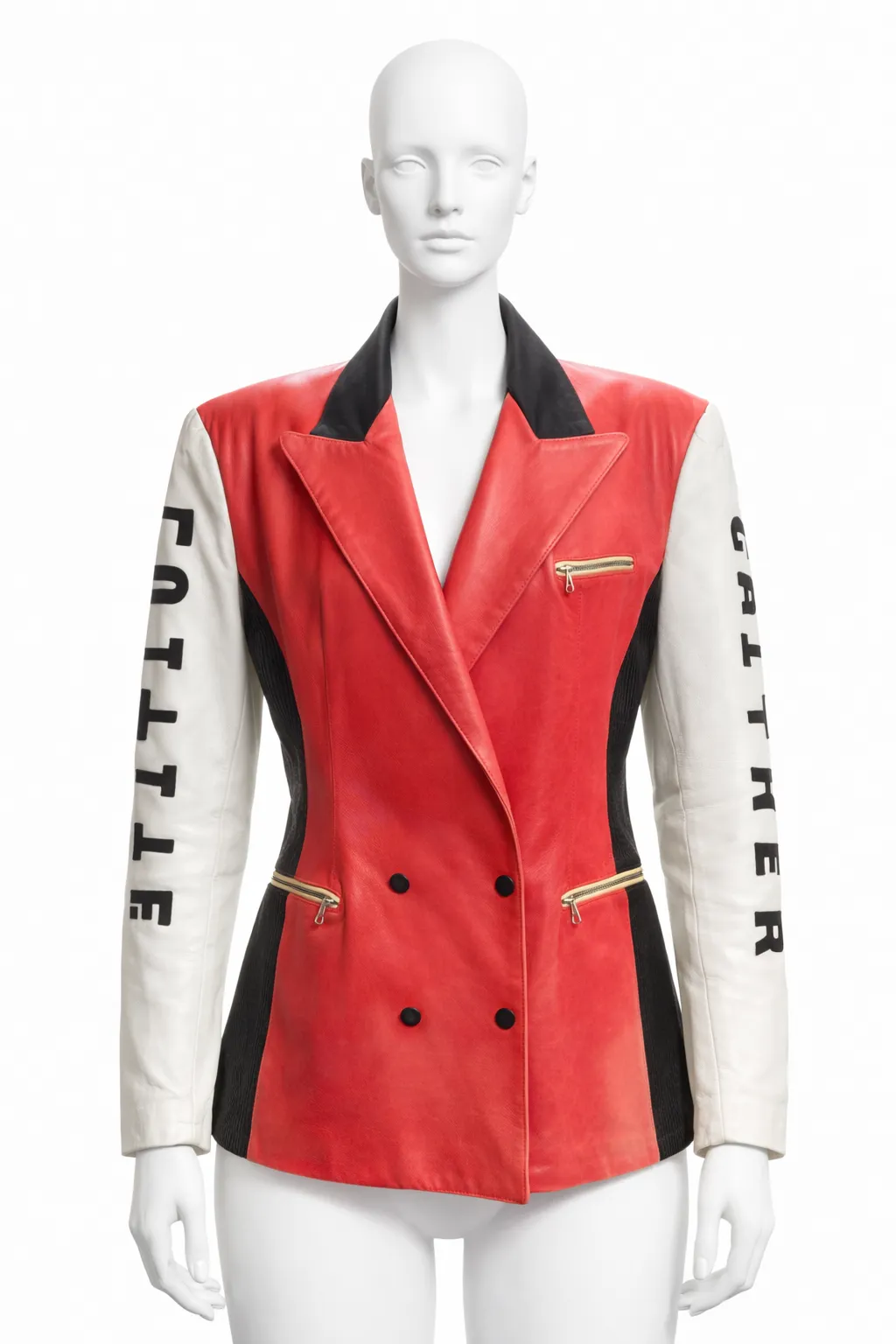 Jean Paul Gaultier AW 1986 Russian Constructivist Leather Jacket