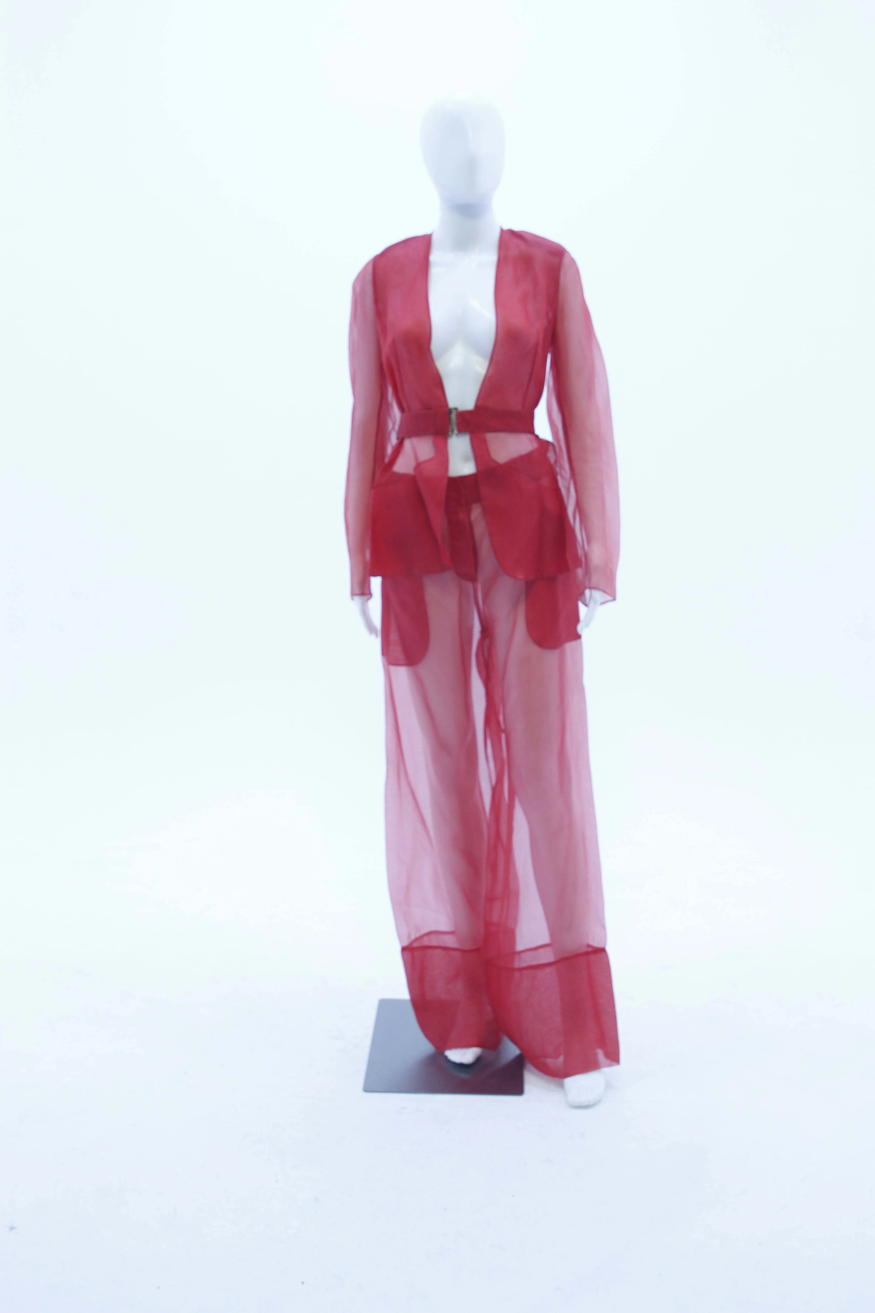 La Perla Sheer Organza Pant suit
