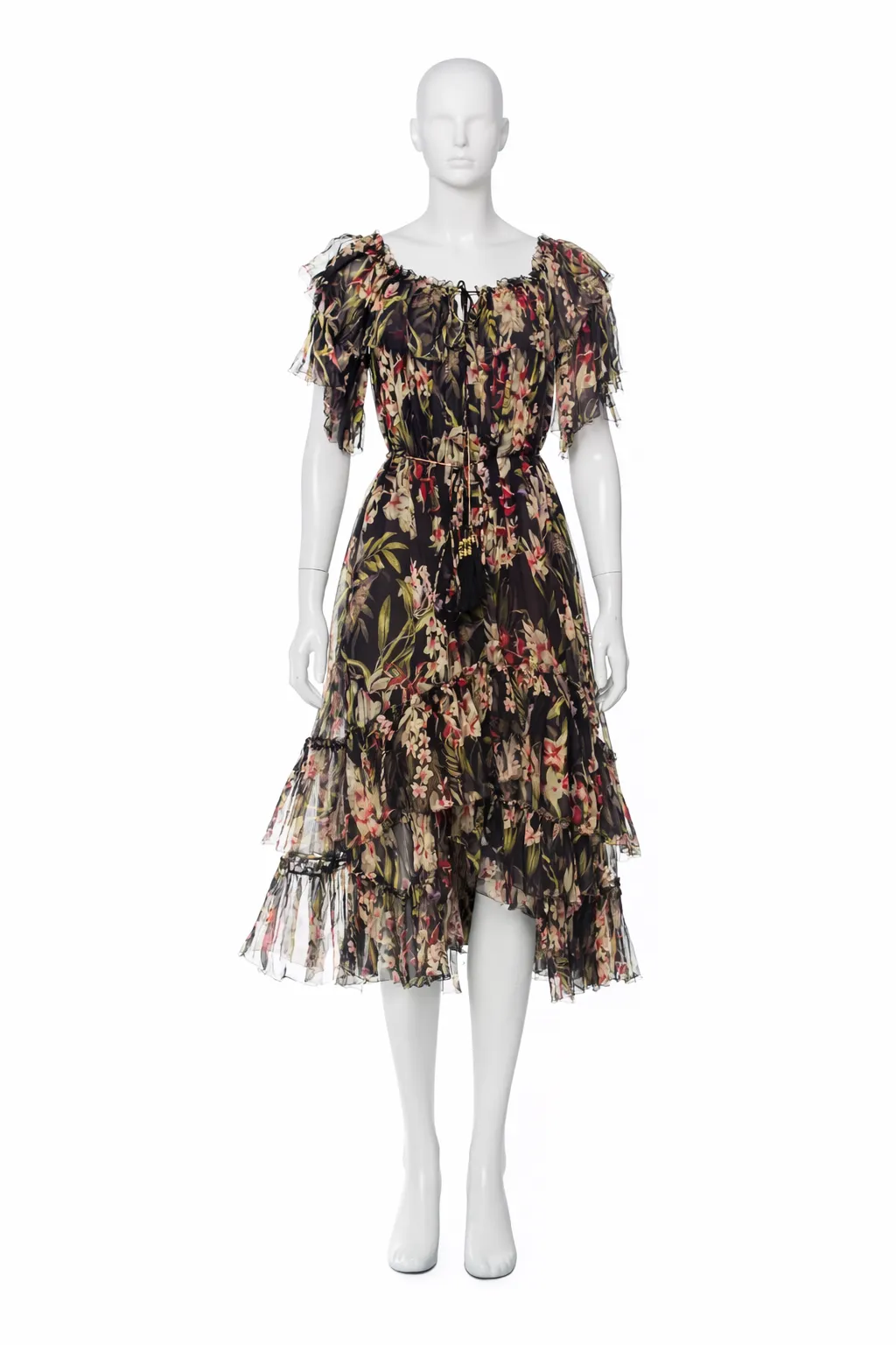 Zimmermann Chiffon Floral Dress