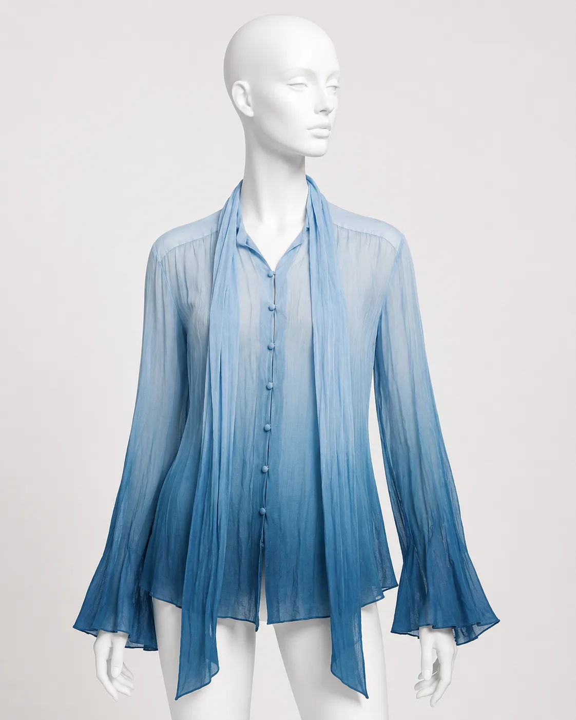 Palomo Spain Ombré Cotton Poet Shirt