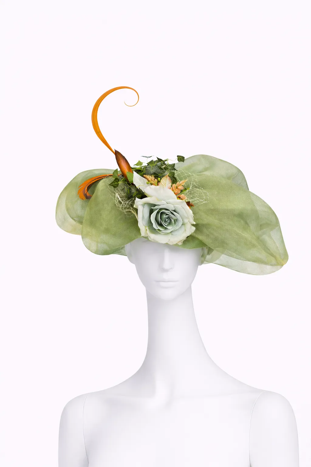 HEATHER HUEY Molded Nest Headpiece  