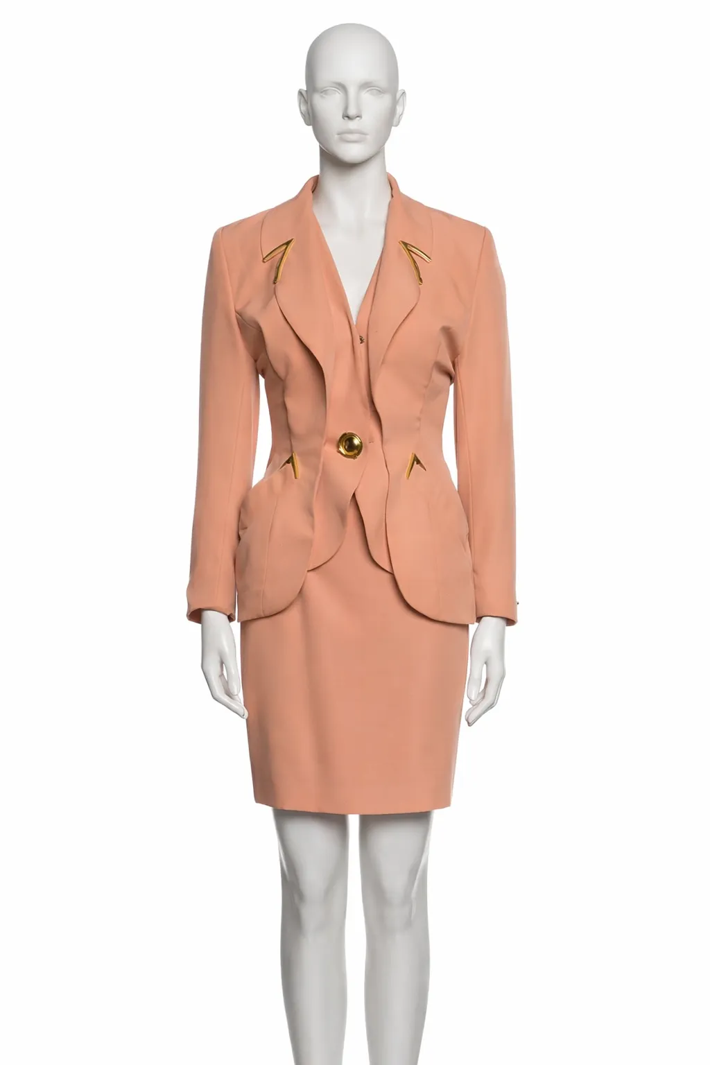 Thierry by Thierry Mugler Spring/Summer Skirt Suit — Circa Late 1980s–Early 1990s