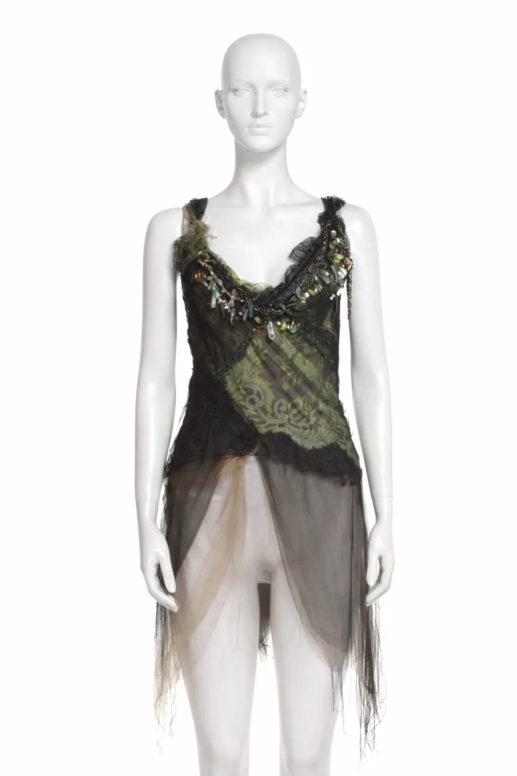 Trash Couture Embellished Tulle Corset