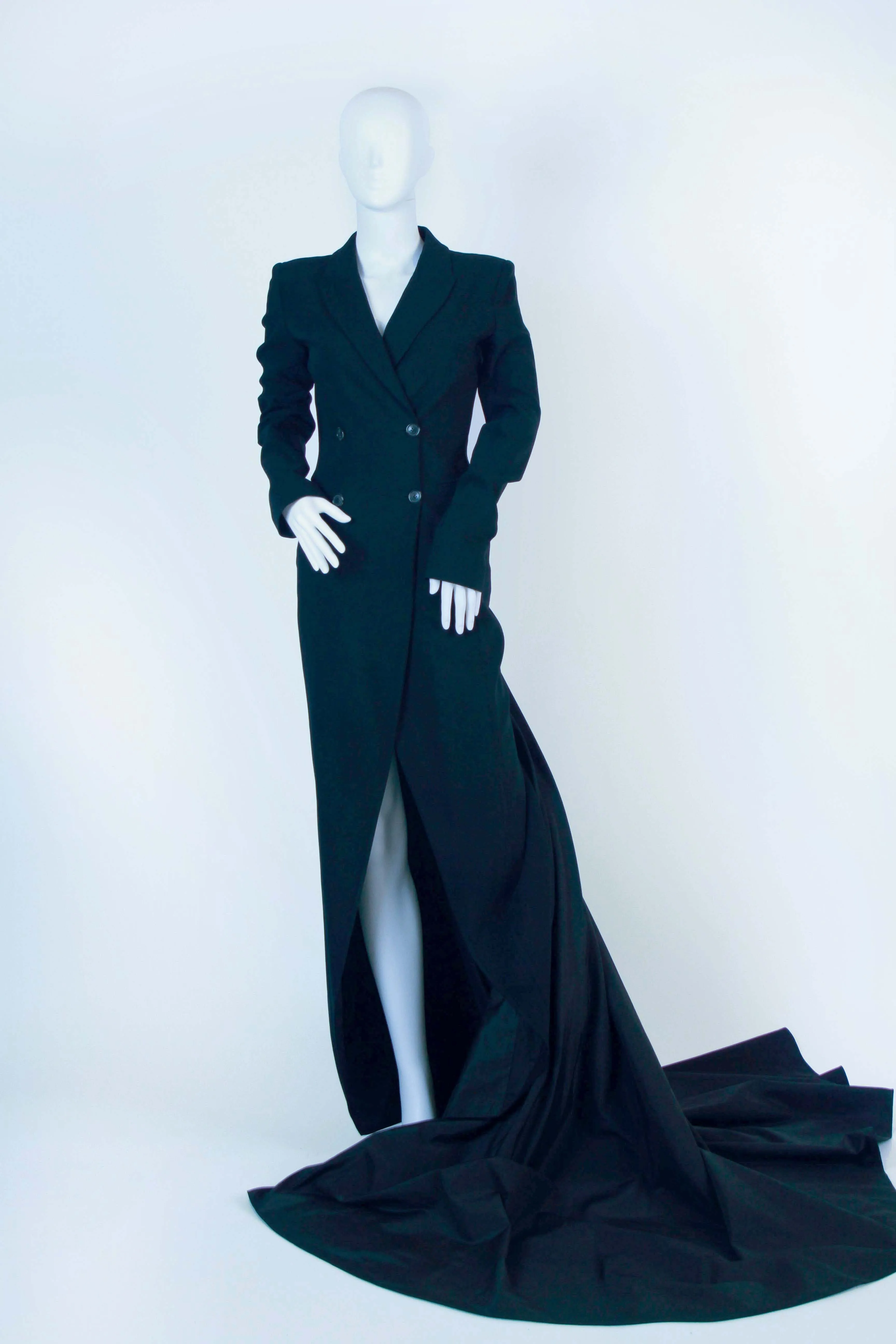 Micheal Kors Collection Tailcoat Tuxedo Gown