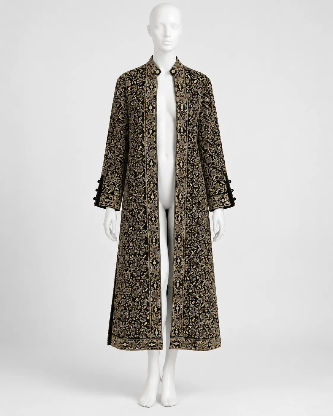 Handmade 1920s-Inspired Embellished Coat by Costume Designer