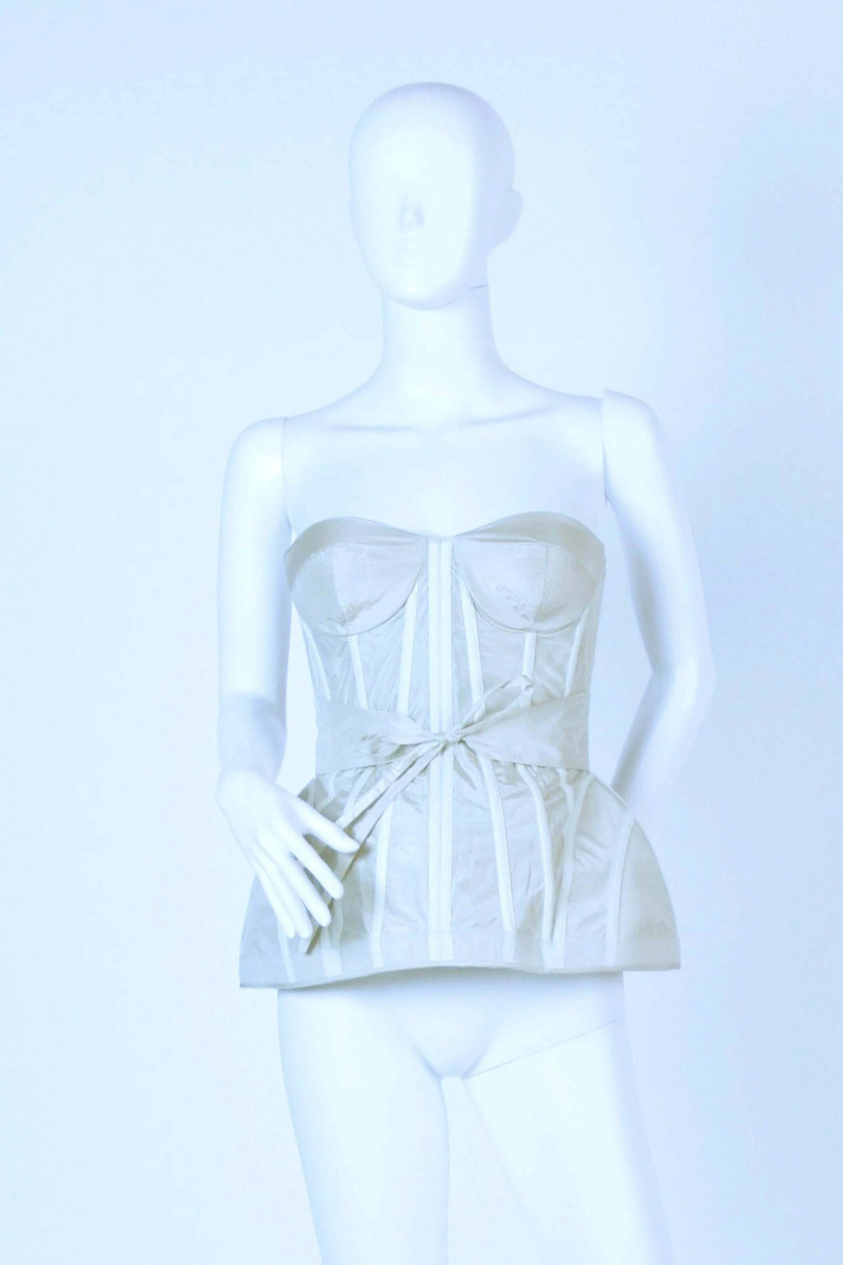 Moschino Couture Padded Corset with Peplum