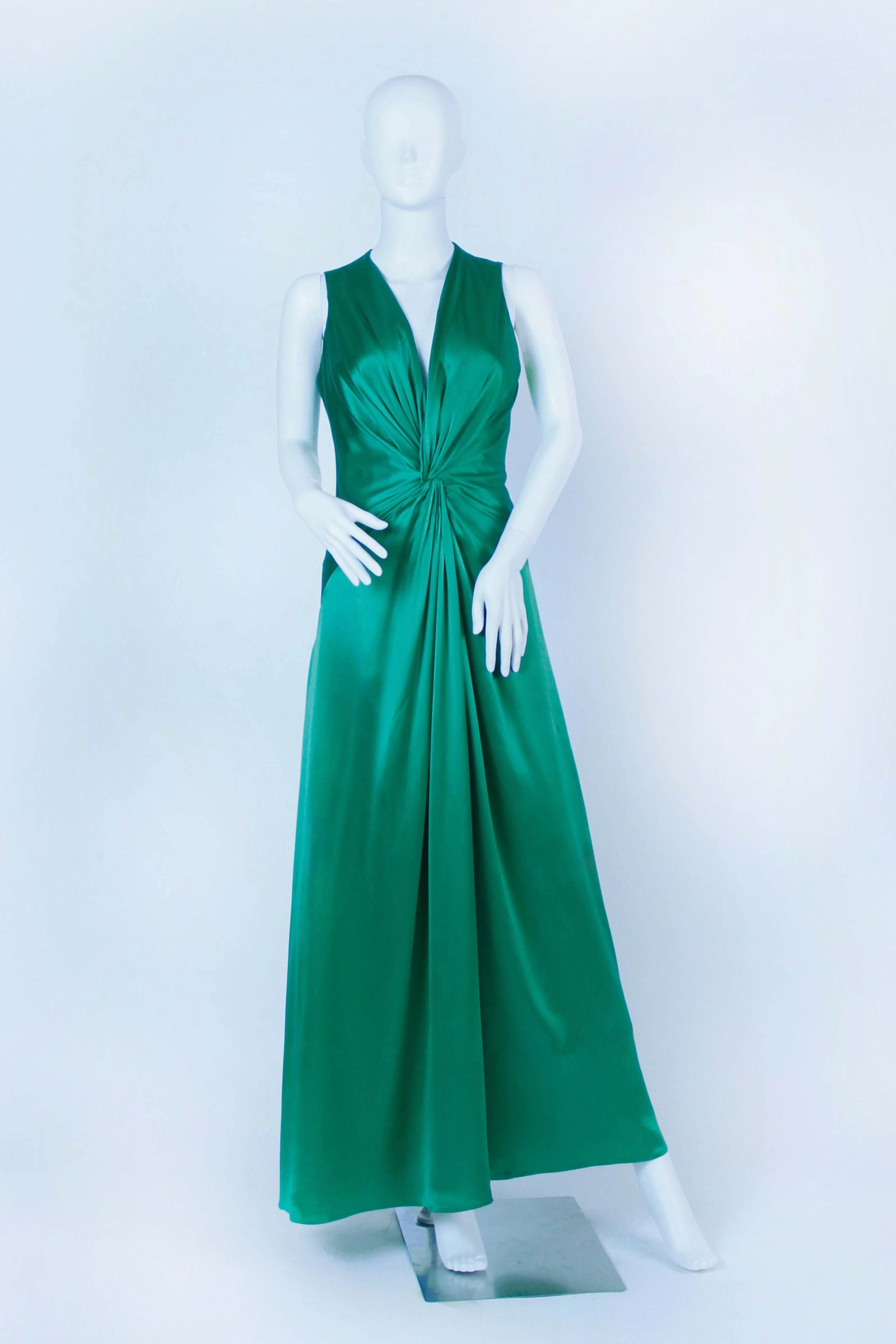 Alexander McQueen Silk Twist Gown