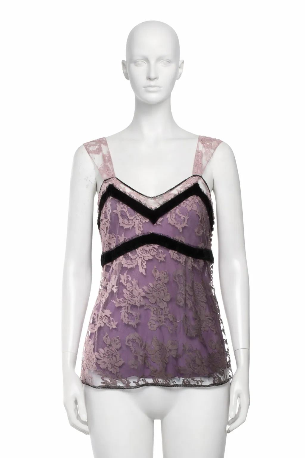 John Galliano Fall/Winter 2005 collection Ombre Purple Top