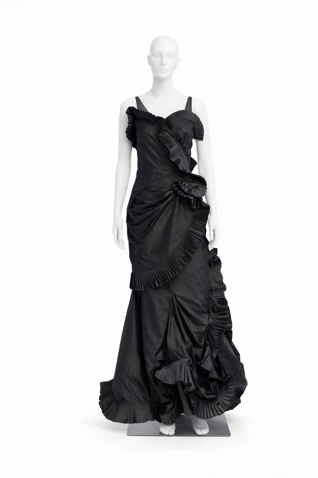 Christian Dior by John Galliano Green Silk Taffeta Gown