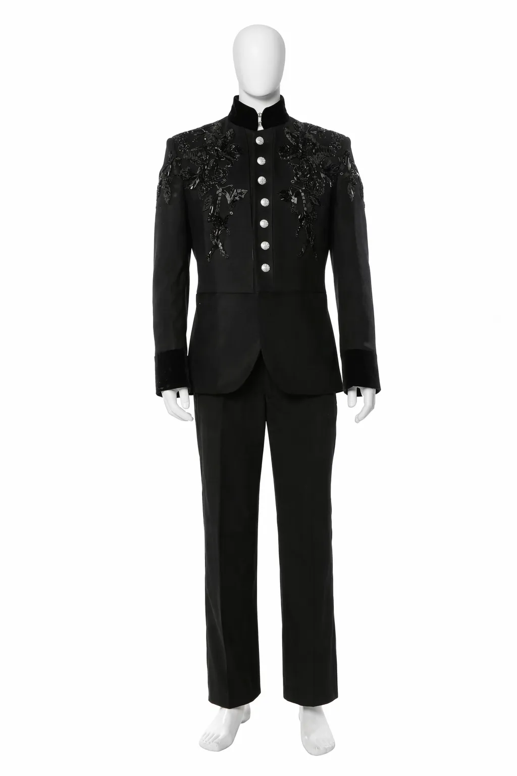 1990's Alexander McQueen Beaded Mens Tuxedo 