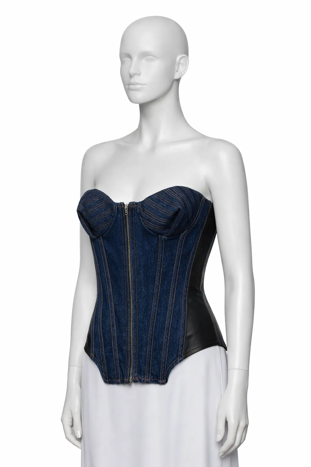 Jean Paul Gaultier Cone Denim Bustier