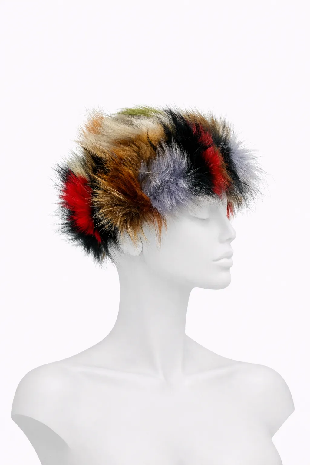 Fox Fur Multicolor Hat