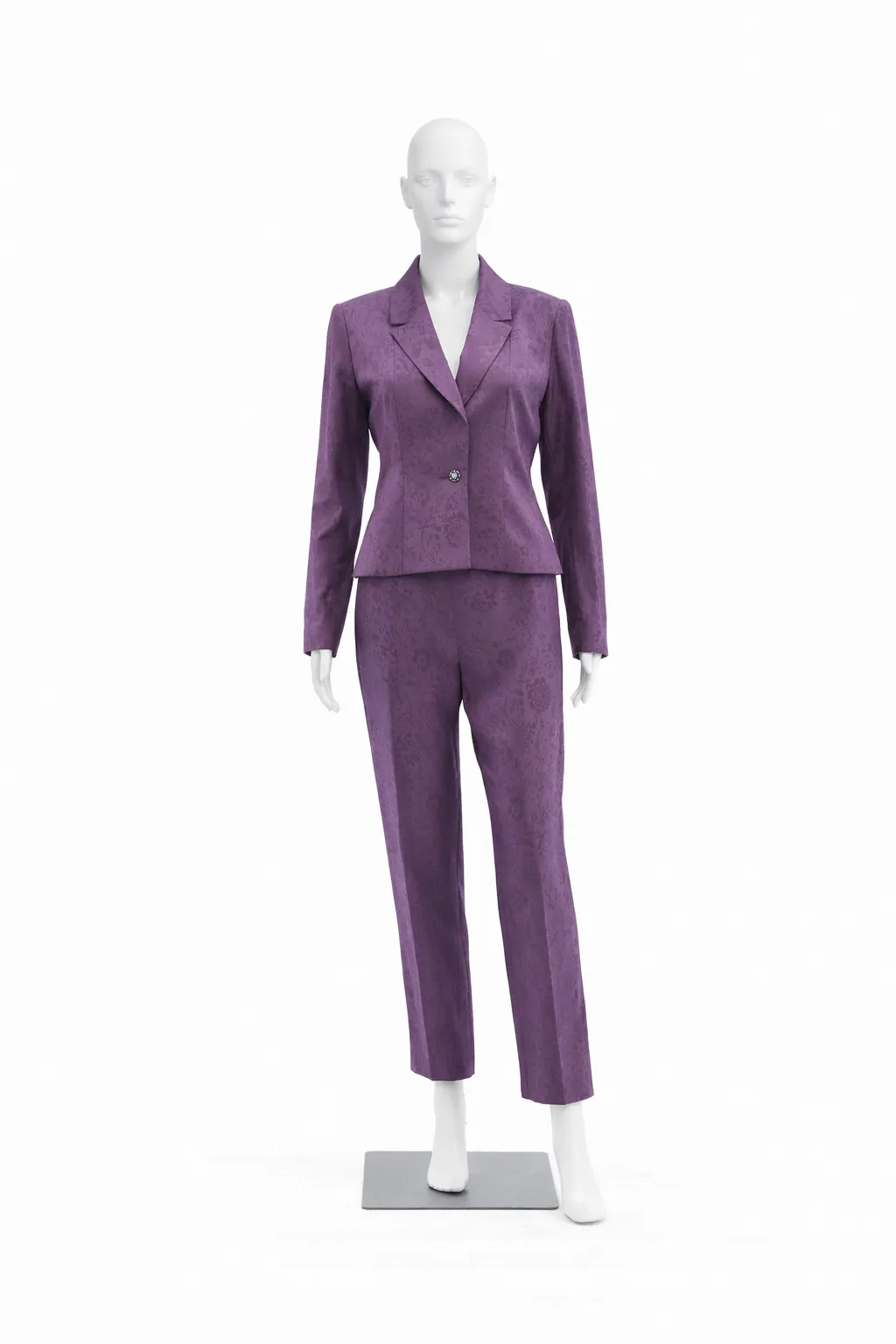 Christian Dior by John Galliano Lavender Silk Pants Suit