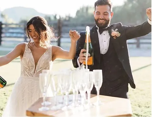 Hexagon Wooden Cocktail Table