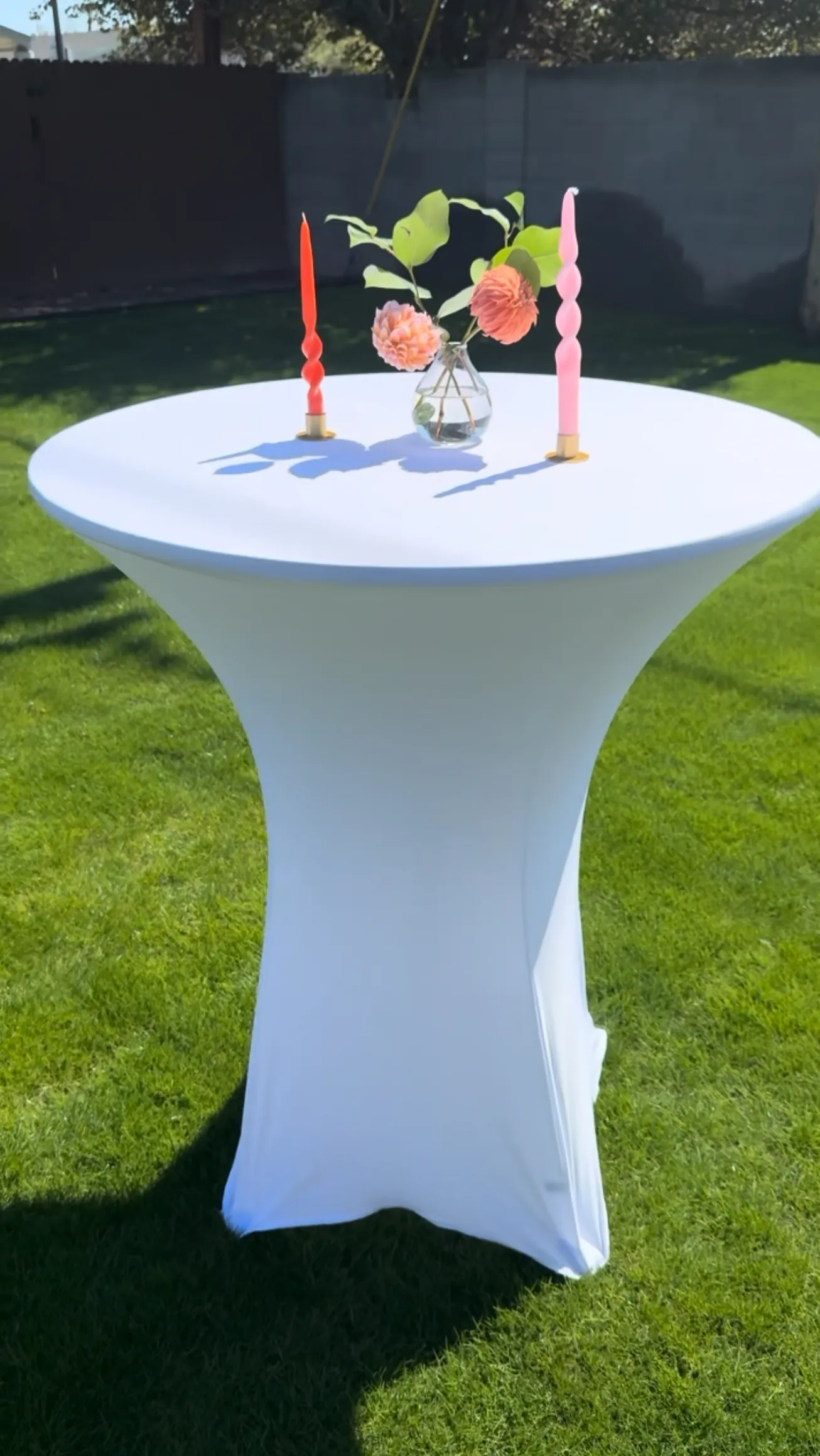 Wooden Round Cocktail Table