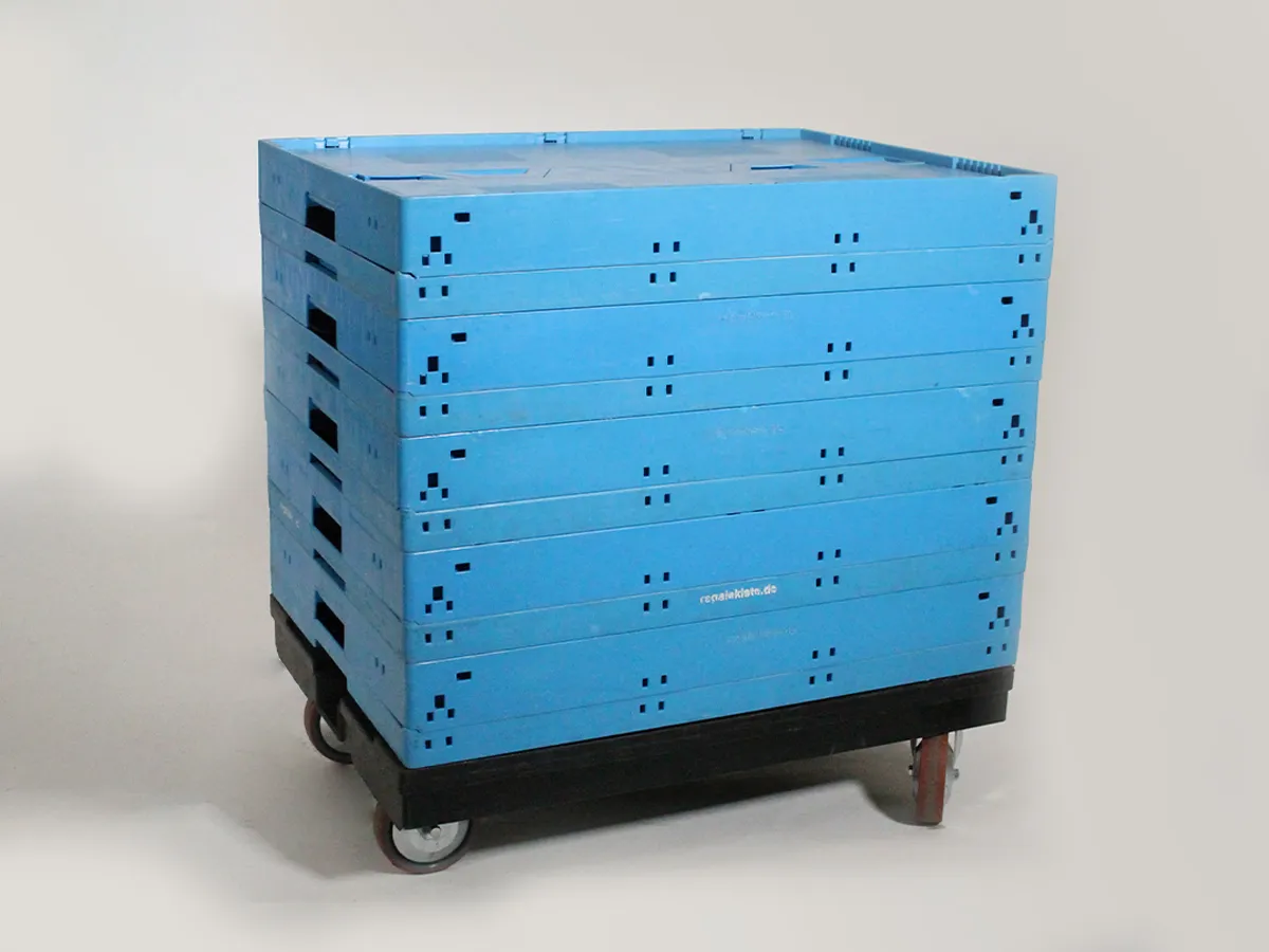 5 x Große Knusperkiste XL + Rolluntersatz