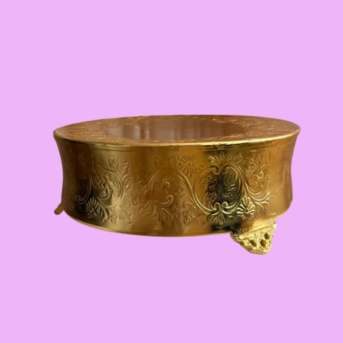 Elegant  Vintage Gold Cake Stand