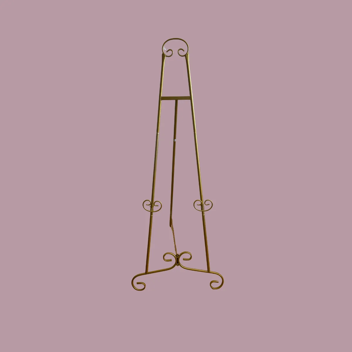 Modern Gold Adjustable Floor Standing Display Easel