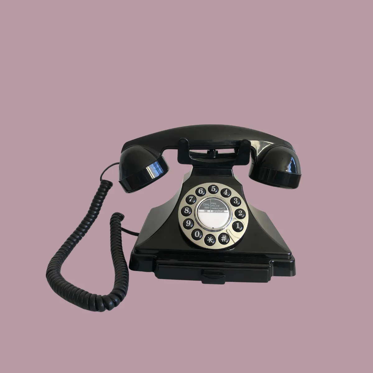Rotary Style Audio Guestbook Phone