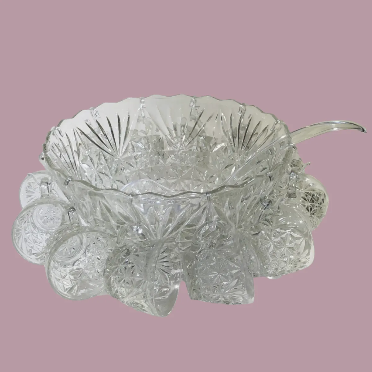 1960's Vintage Punch Bowl Party Set
