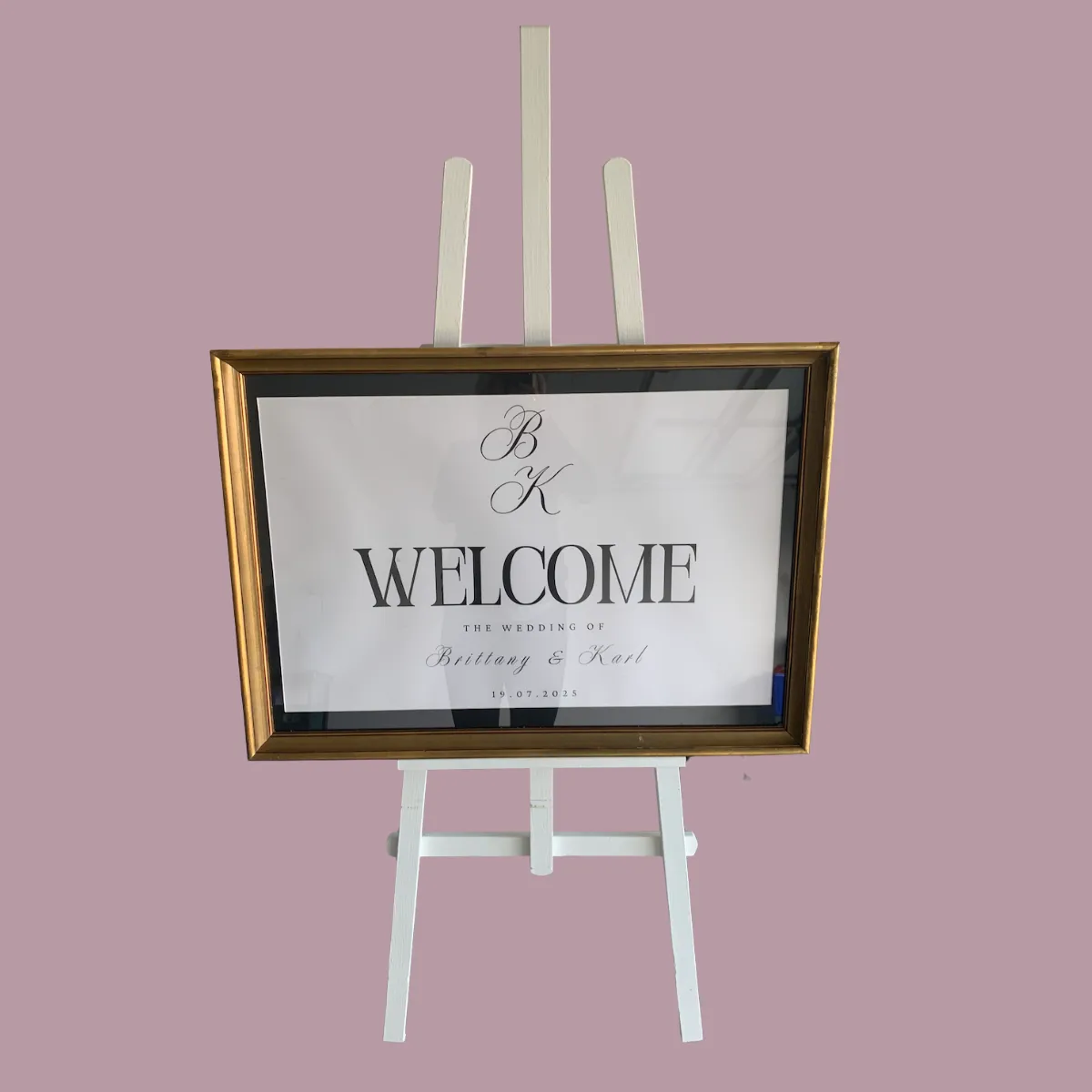 White Wooden Display Easel