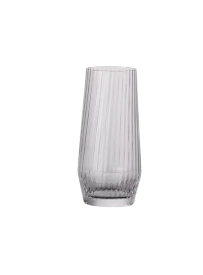 Ribbed Water Glass
