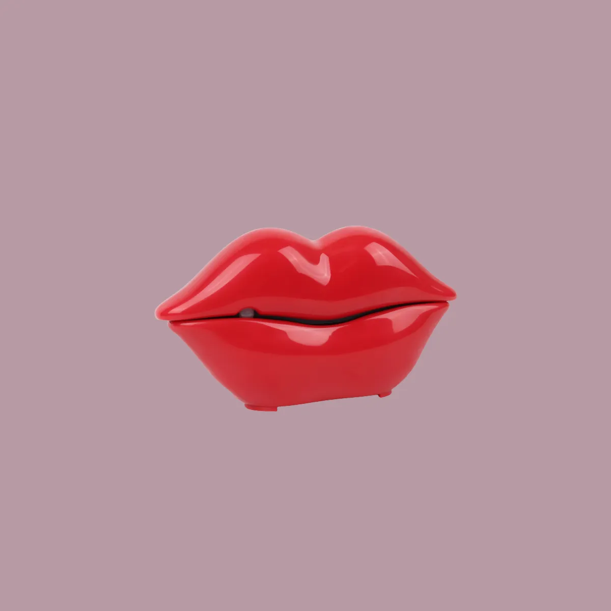 Retro Pink or Red Lip Audio Guestbook