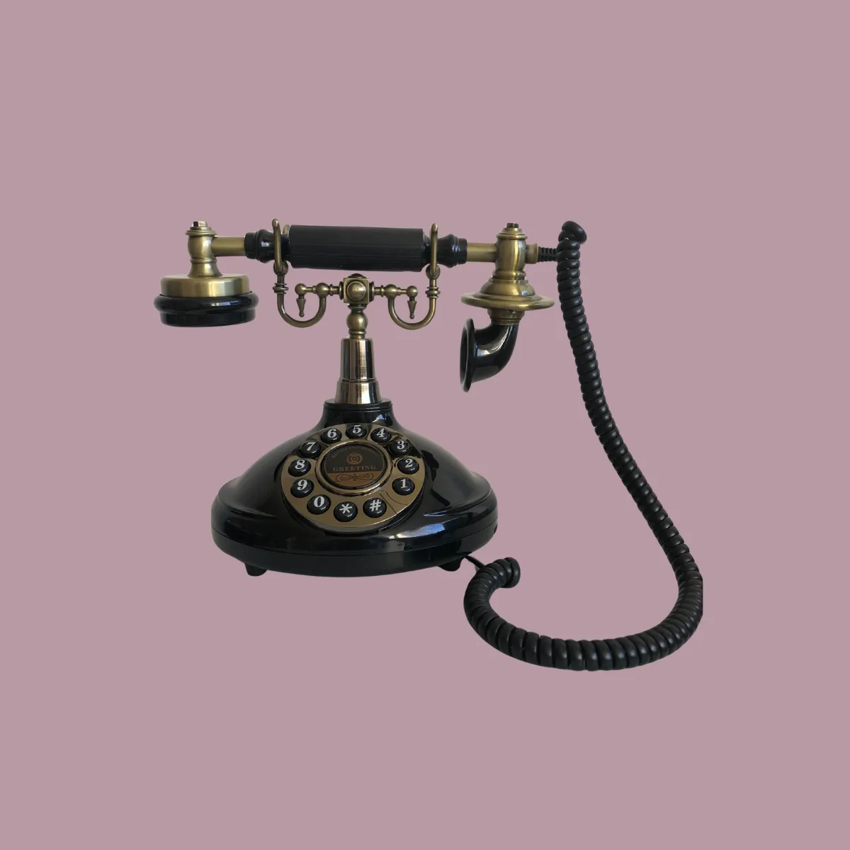 Vintage Style Audio Guestbook Phone