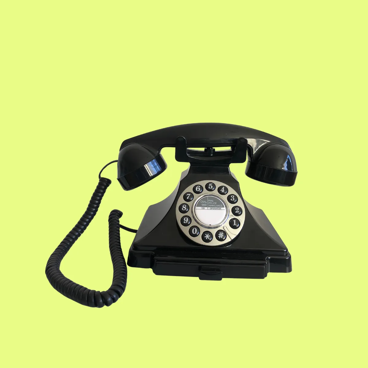 Rotary Style Audio Guestbook Phone