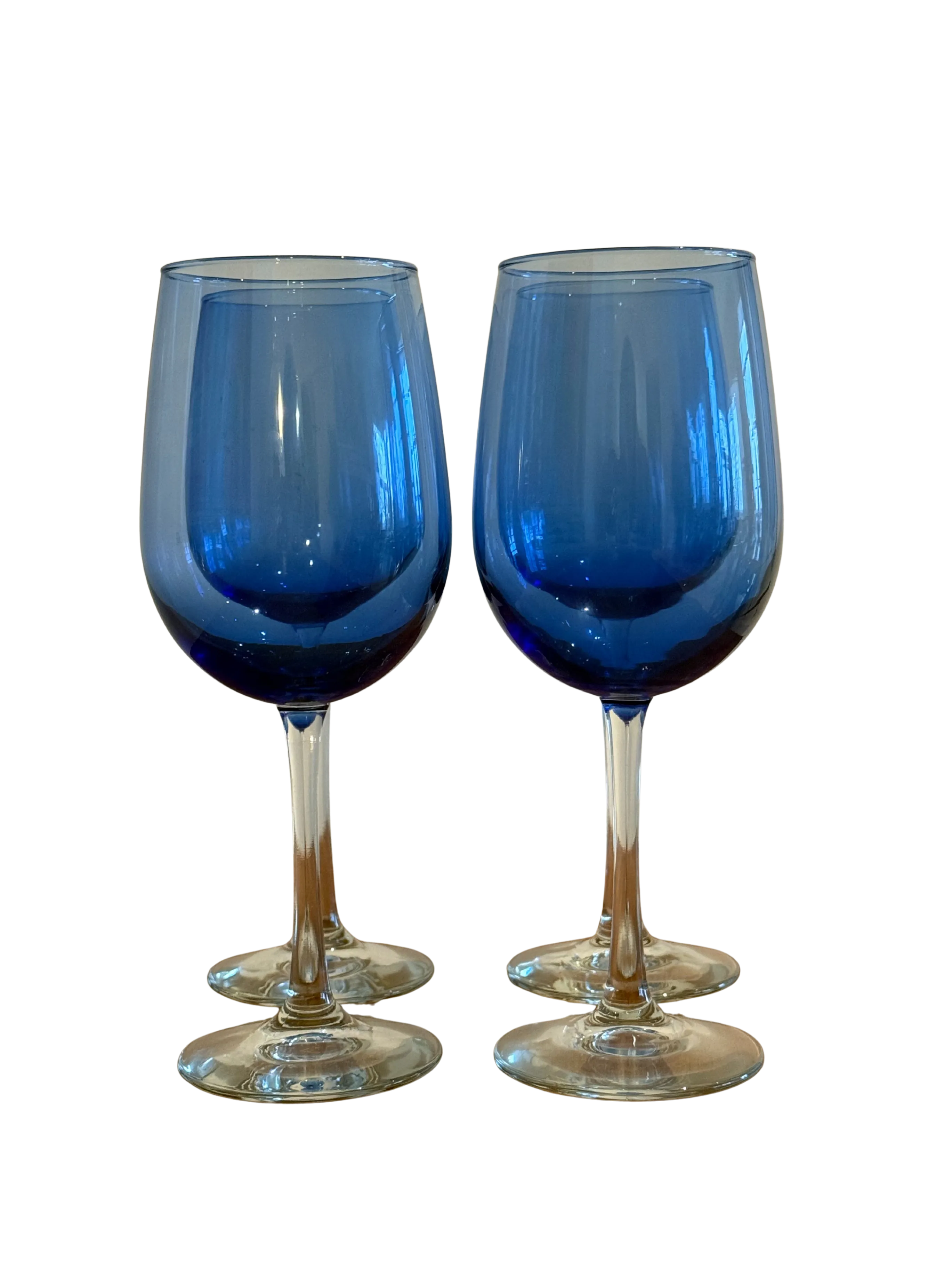 Blue Wine Glasses