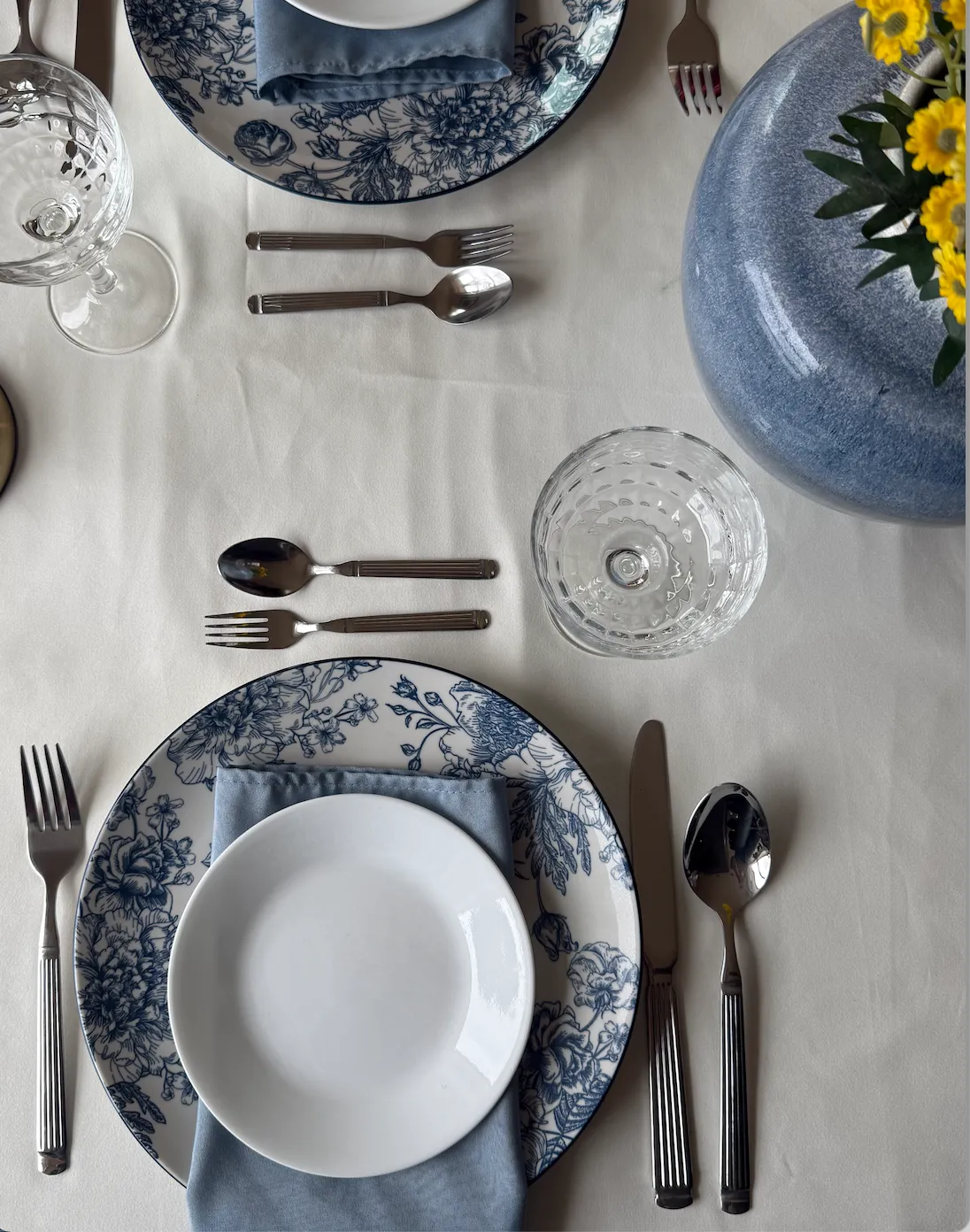 Blue & White Tablescape Package