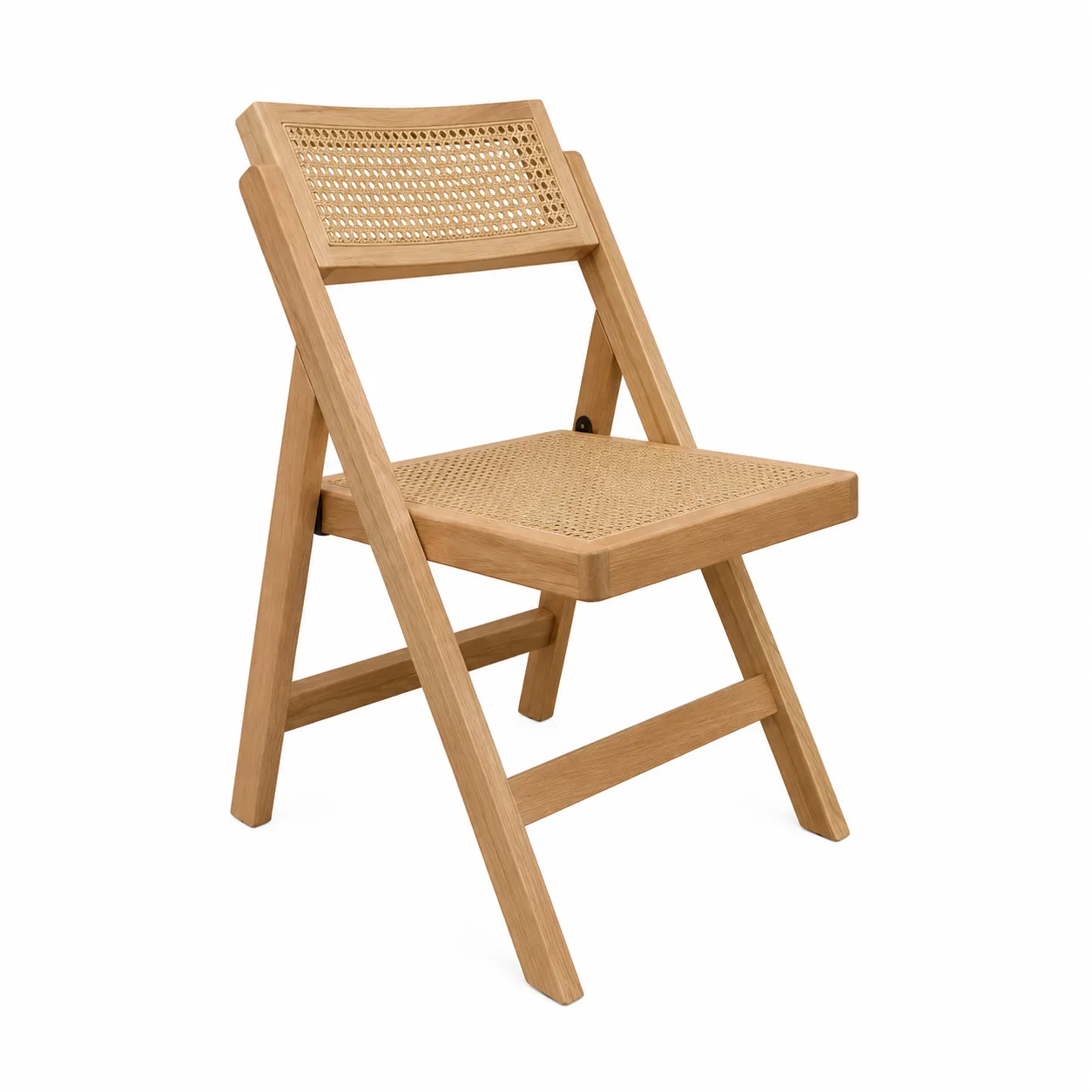 Willow Cane Folding Chair