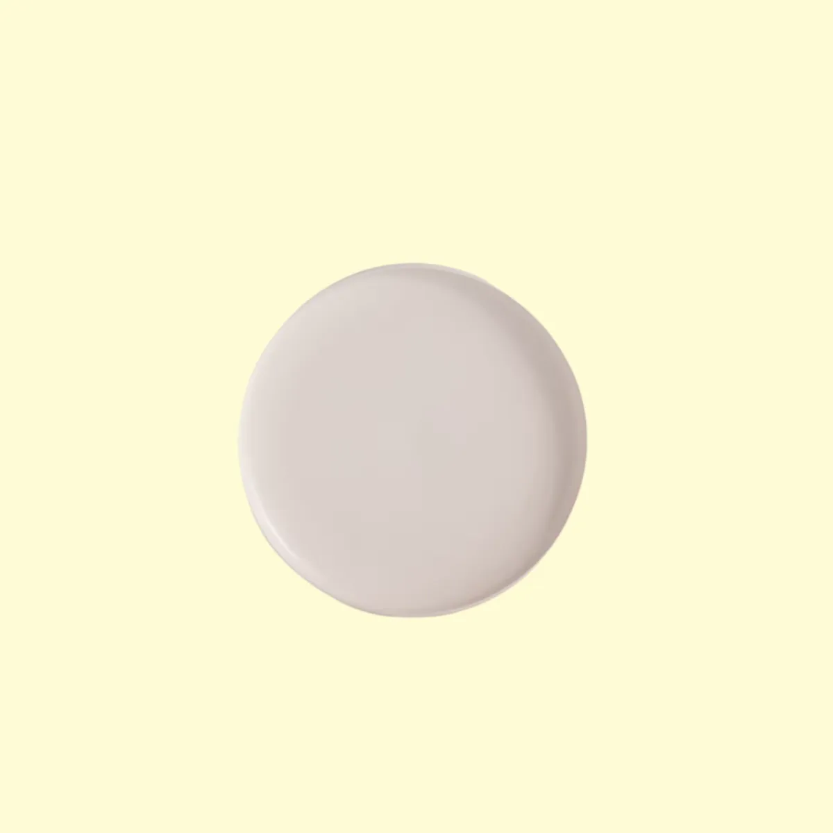 Ivory Stoneware Dinner Plate
