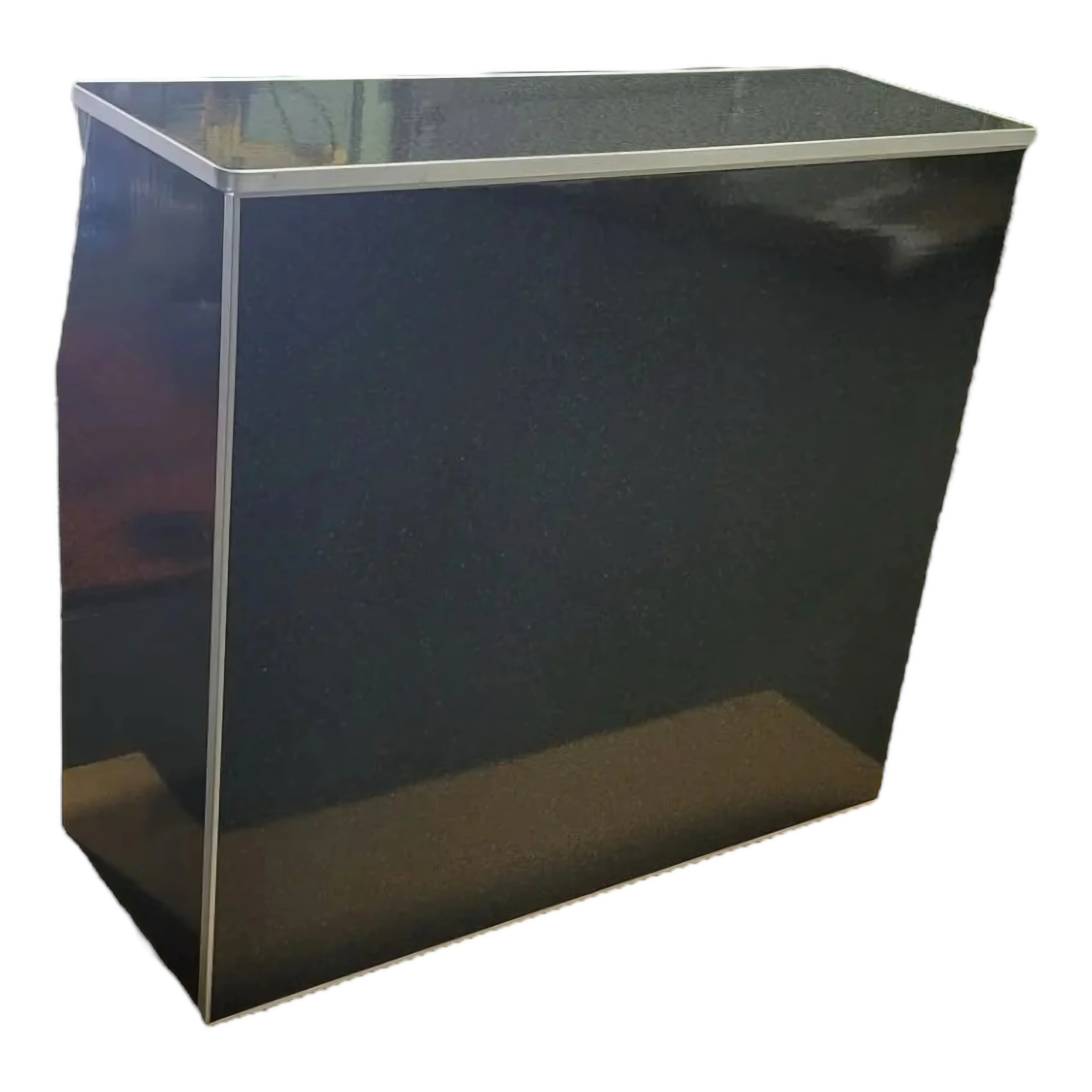 Black Granite 4' Folding Portable Bar