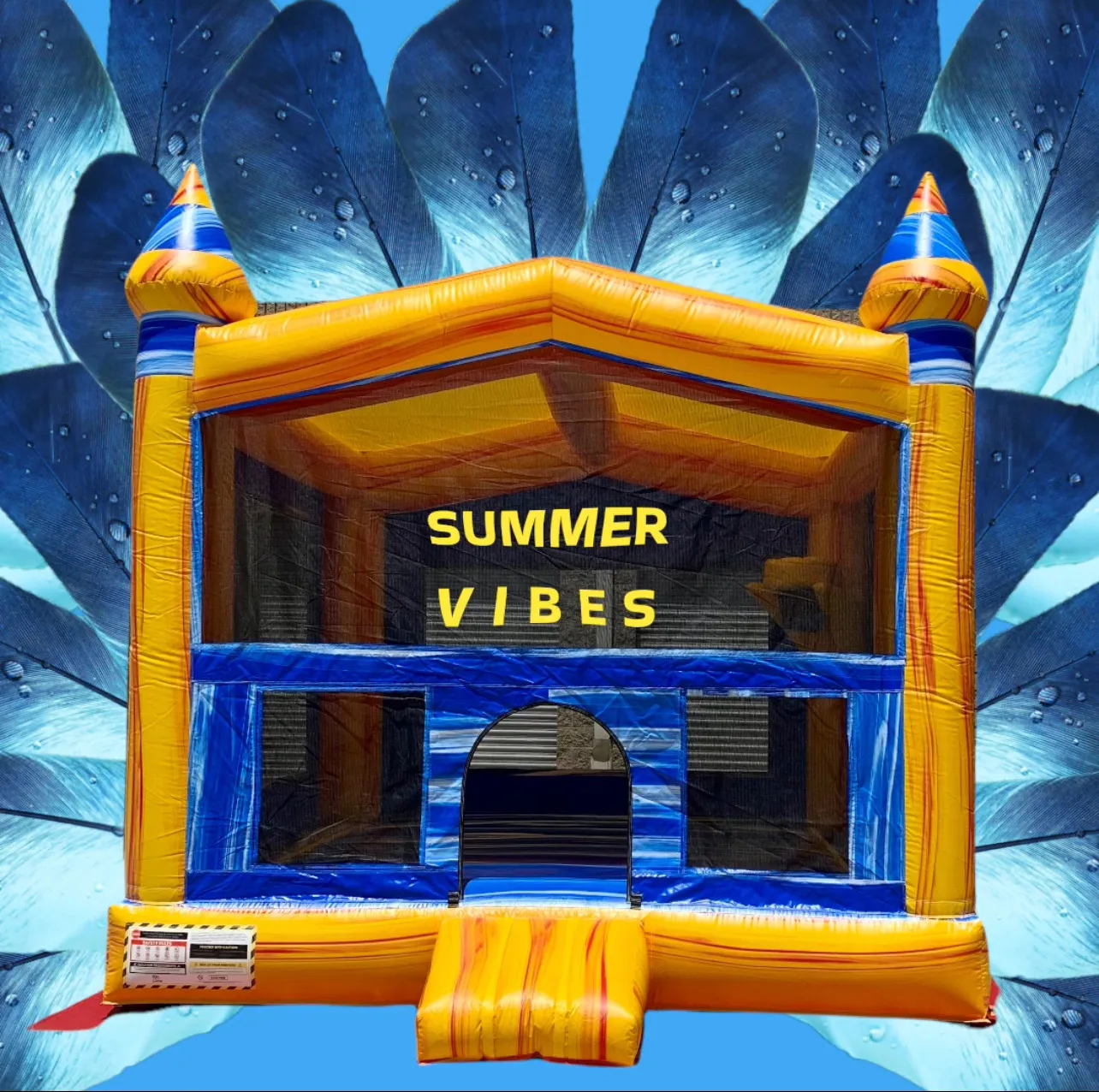 Blue Lava Bounce House