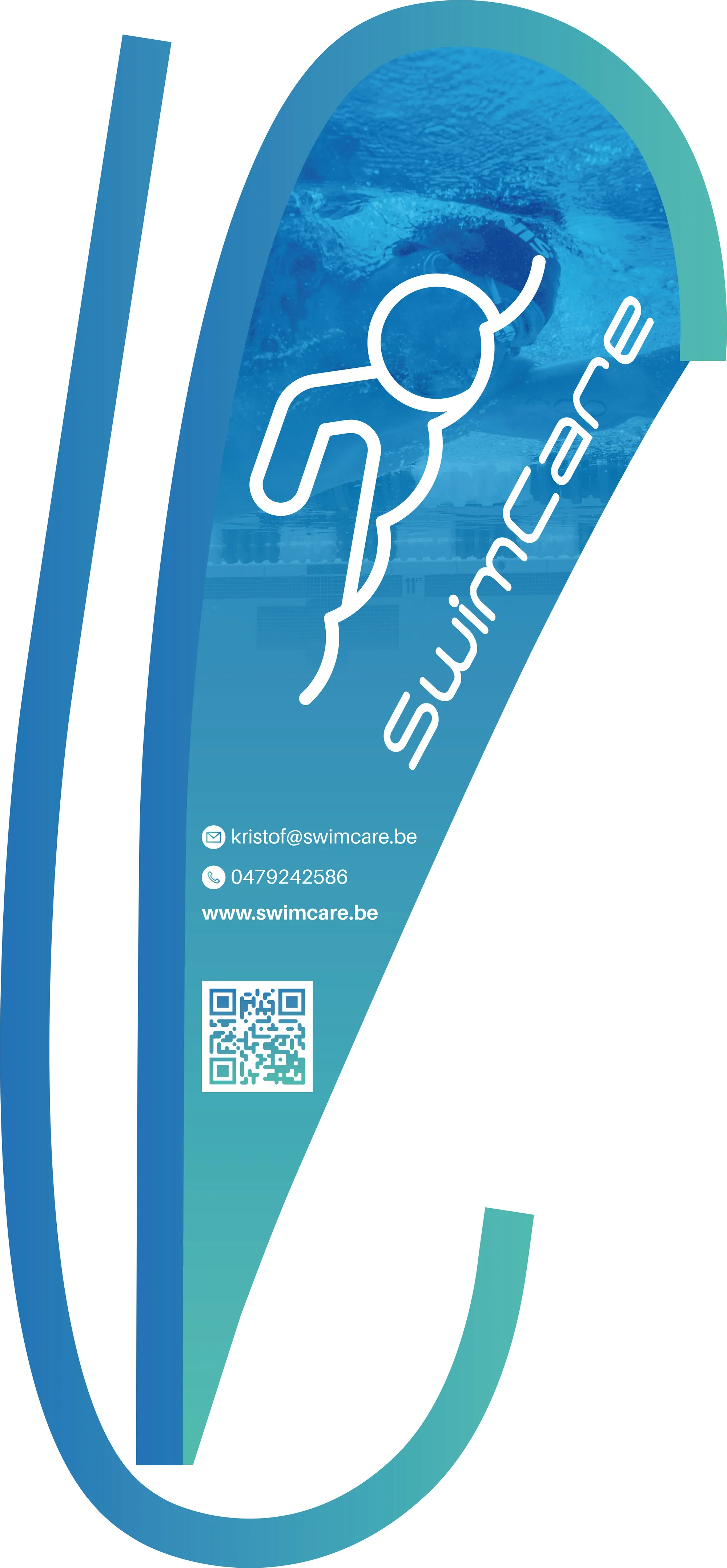 SwimCare Beachvlag