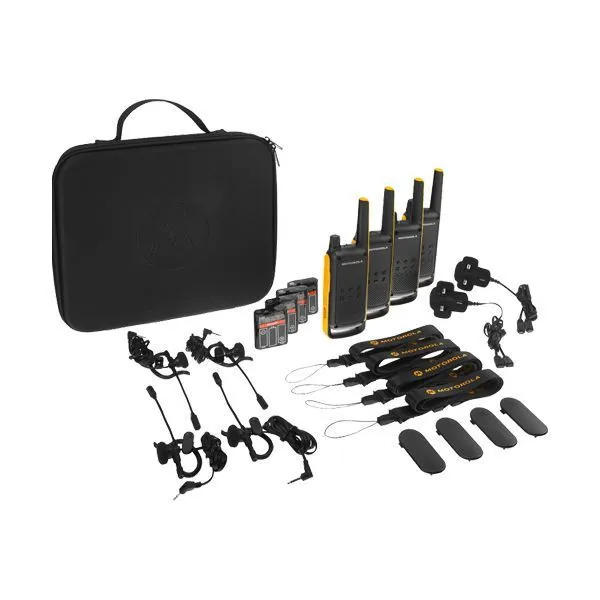 Motorola T82 Extreem 4 walkie talkies