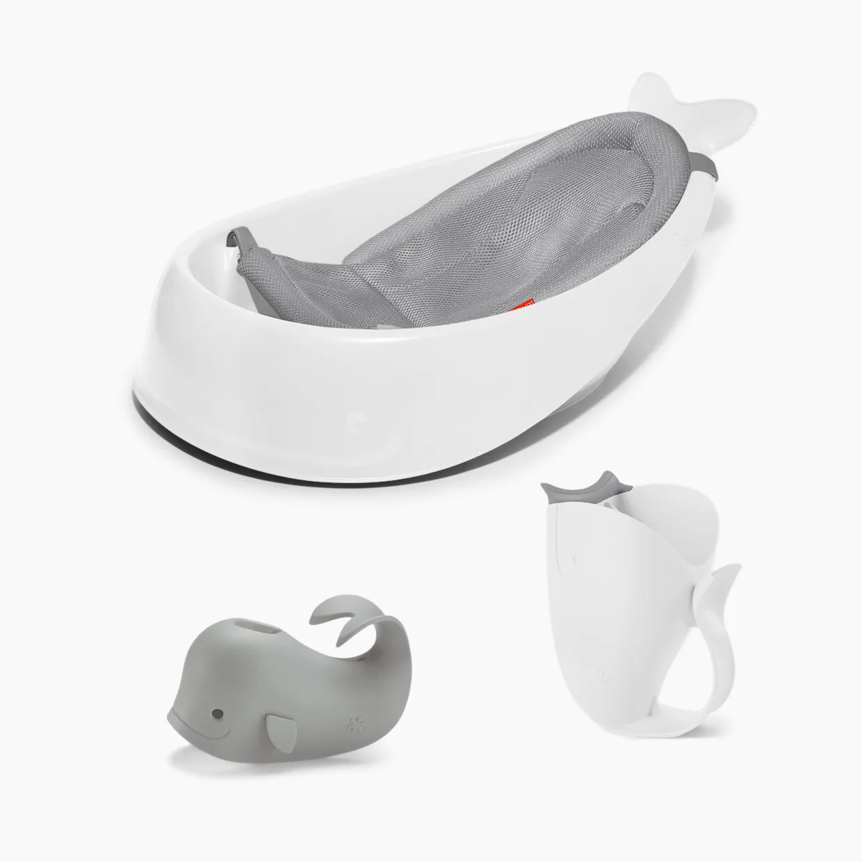 Skip Hop Baby Moby Whale Bathtub Bundle
