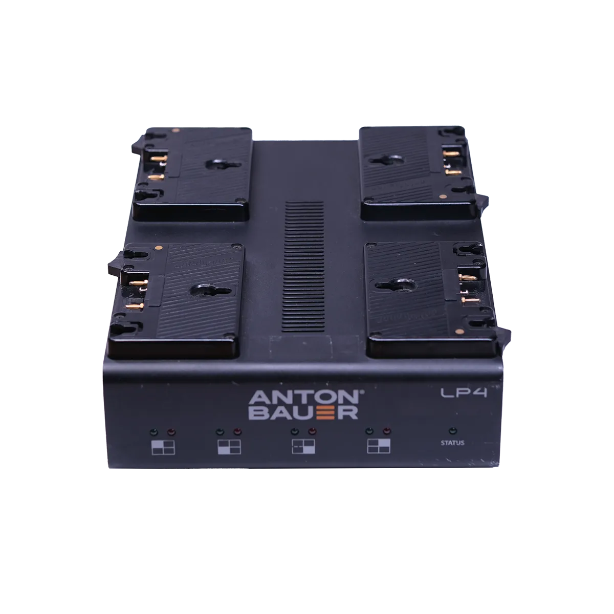 ANTON BAUER QUAD BATTERY CHARGER GOLD MOUNT