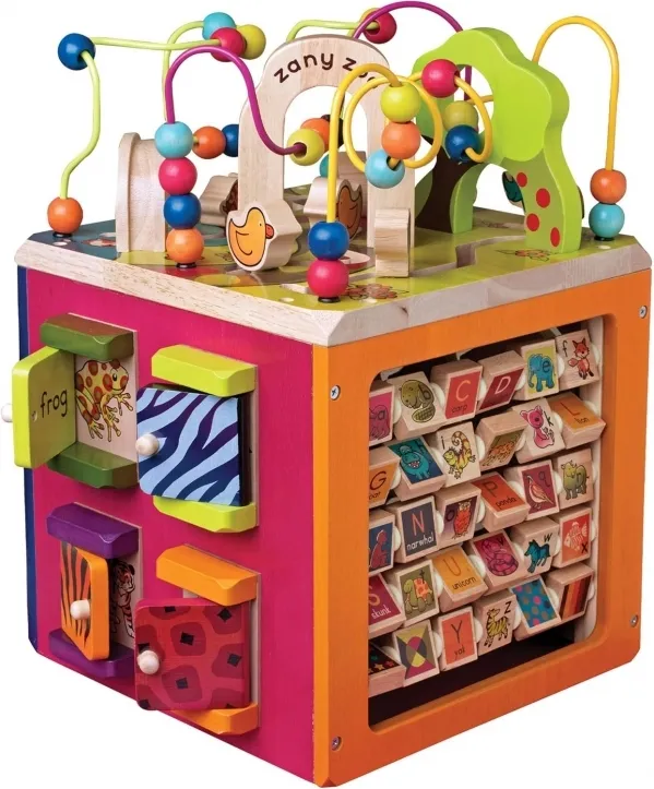 B. – Wooden Activity Cube