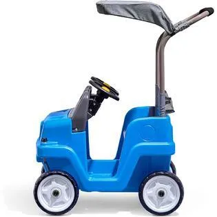 Step2 Side-by-Side Push Around SUV | Two-Seater Toddler Push Car | Blue