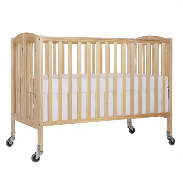 Dream On Me Folding Full Size Crib + Standard Mattress