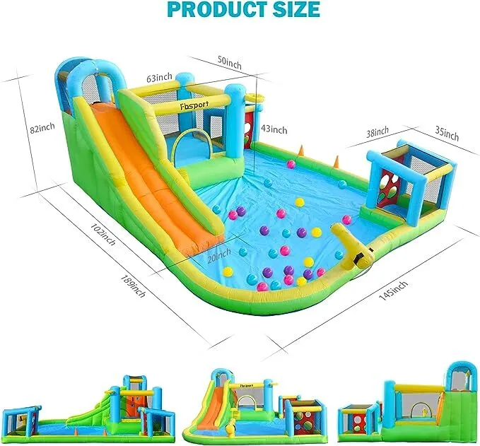 Kid's Inflatable 9 in 1 Combo